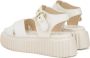 AGL Beige Sleehak Sandalen Beige Dames - Thumbnail 3