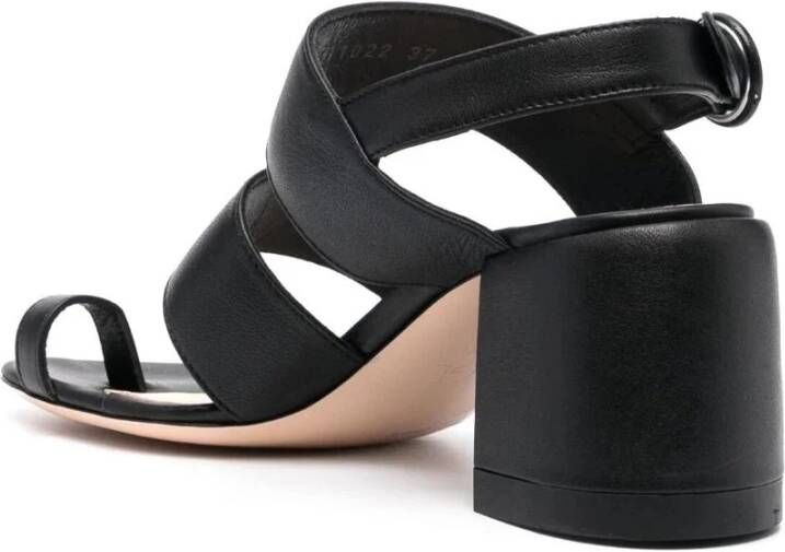 AGL Flat Sandals Black Dames