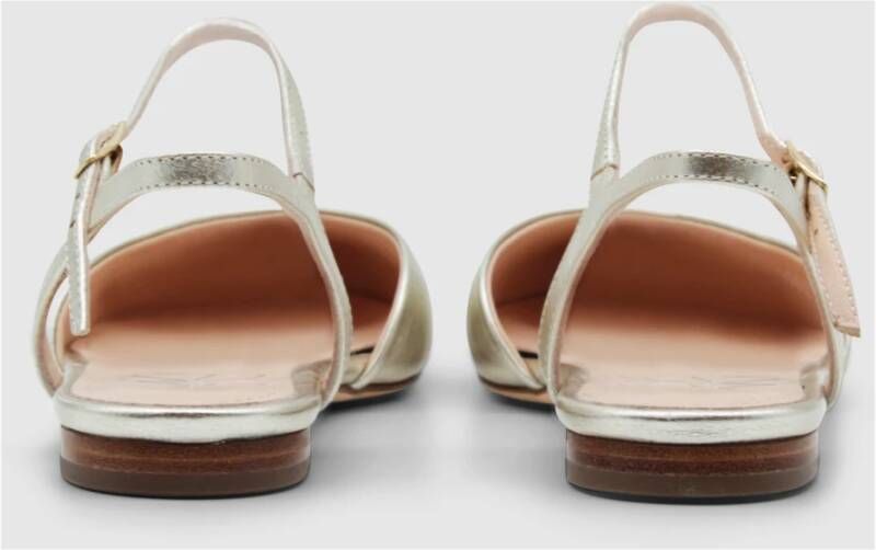 AGL Flat Sandals Gray Dames