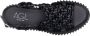 AGL Zwarte Flatform Sandalen Casual Open Sleehakken Black Dames - Thumbnail 5
