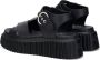 AGL Zwarte Sleehak Sandalen Black Dames - Thumbnail 14