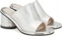 AGL Zilveren Hakken Muiltjes Sandalen Gray Dames - Thumbnail 4