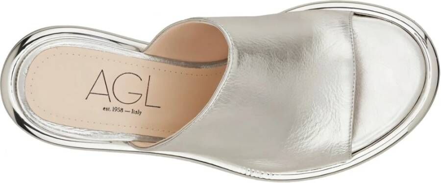 AGL Heeled Mules Grijs Dames