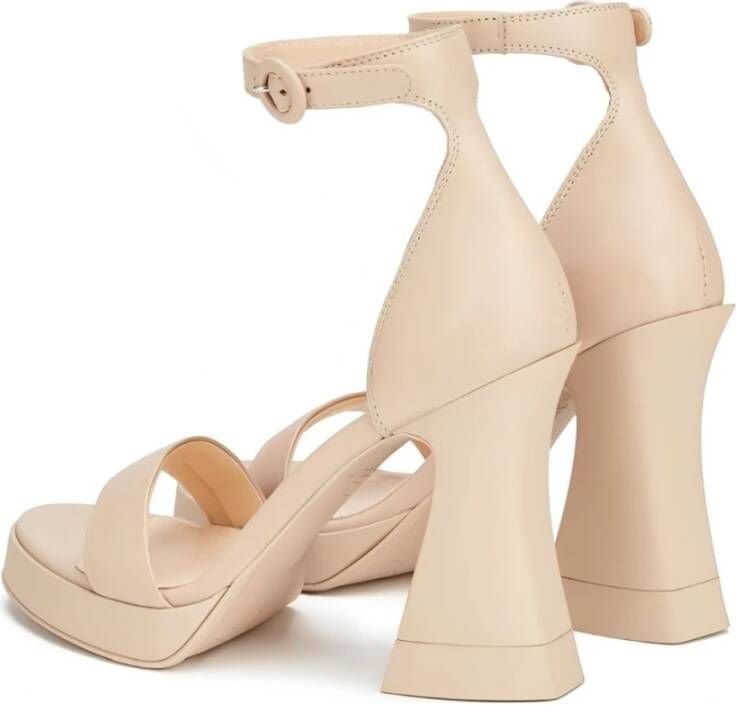 AGL High Heel Sandals Beige Dames