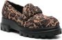 AGL Luipaardprint Loafers Brown Dames - Thumbnail 2