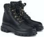 AGL Luxe Vetersluiting Leren Booties Black Dames - Thumbnail 4