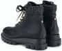 AGL Luxe Vetersluiting Leren Booties Black Dames - Thumbnail 5