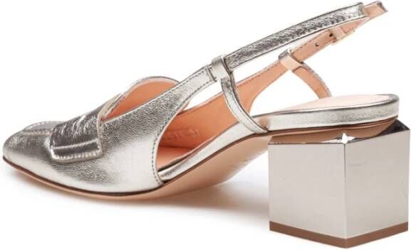 AGL Metallic Effect Leren Mocassin Goudkleurig