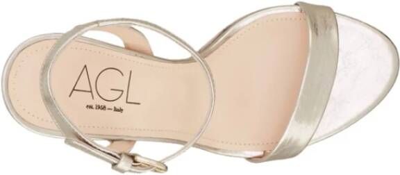 AGL Metallic Enkelband Sandaal Gray Dames