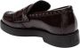 AGL Mokka Leren Loafer Lichtgewicht Rubberen Zool - Thumbnail 2