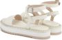 AGL Witte Casual Open Platte Sandalen White Dames - Thumbnail 3