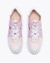 AGL Nappa and nylon leather sneakers with panels White Dames - Thumbnail 3