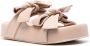 AGL Strikdetail sandalen Beige Dames - Thumbnail 2