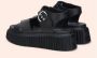 AGL Zwarte Sleehak Sandalen Black Dames - Thumbnail 8