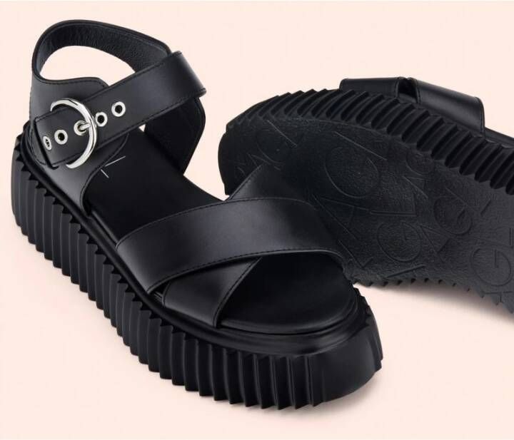 AGL Sandals Zwart Dames