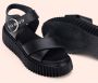 AGL Flat Sandals Black Dames - Thumbnail 5