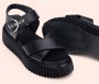 AGL Zwarte Sleehak Sandalen Black Dames - Thumbnail 10
