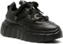 AGL Zwarte Sleehak Sneakers Sportschoenen Black Dames - Thumbnail 2