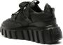 AGL Zwarte Sleehak Sneakers Sportschoenen Black Dames - Thumbnail 3