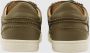 AGL Leda Sneaker Logo Gegraveerd Leer Beige Dames - Thumbnail 3