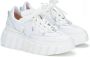 AGL Witte Damessneakers Koeienleer Synthetisch White Dames - Thumbnail 2