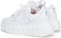 AGL Witte Damessneakers Koeienleer Synthetisch White Dames - Thumbnail 4