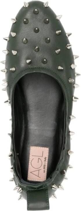 AGL Studded Leren Ballerina