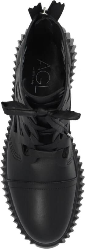 AGL Viggy platform boots Black Dames