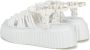 AGL Witte Flatform Sandalen voor Vrouwen White Dames - Thumbnail 4