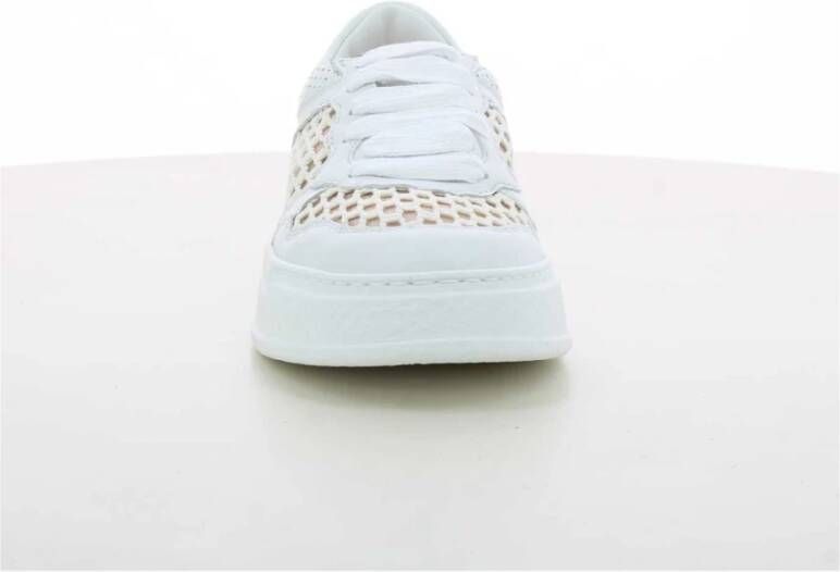 AGL Witte Mesh Damesschoenen White Dames