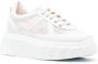 AGL Witte Mesh Sleehak Sneakers White Dames - Thumbnail 2