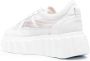 AGL Witte Mesh Sleehak Sneakers White Dames - Thumbnail 3