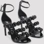 Alaïa Zwarte Damessandalen Elegante Stijl Black Dames - Thumbnail 3