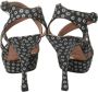 Alaïa Pre-owned Canvas sandals Black Dames - Thumbnail 4