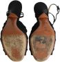 Alaïa Pre-owned Cotton sandals Black Dames - Thumbnail 5