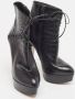Alaïa Pre-owned Leather boots Black Dames - Thumbnail 4