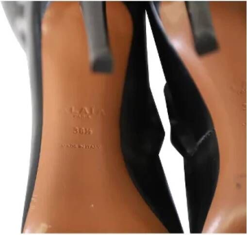 Alaïa Pre-owned Leather boots Black Dames