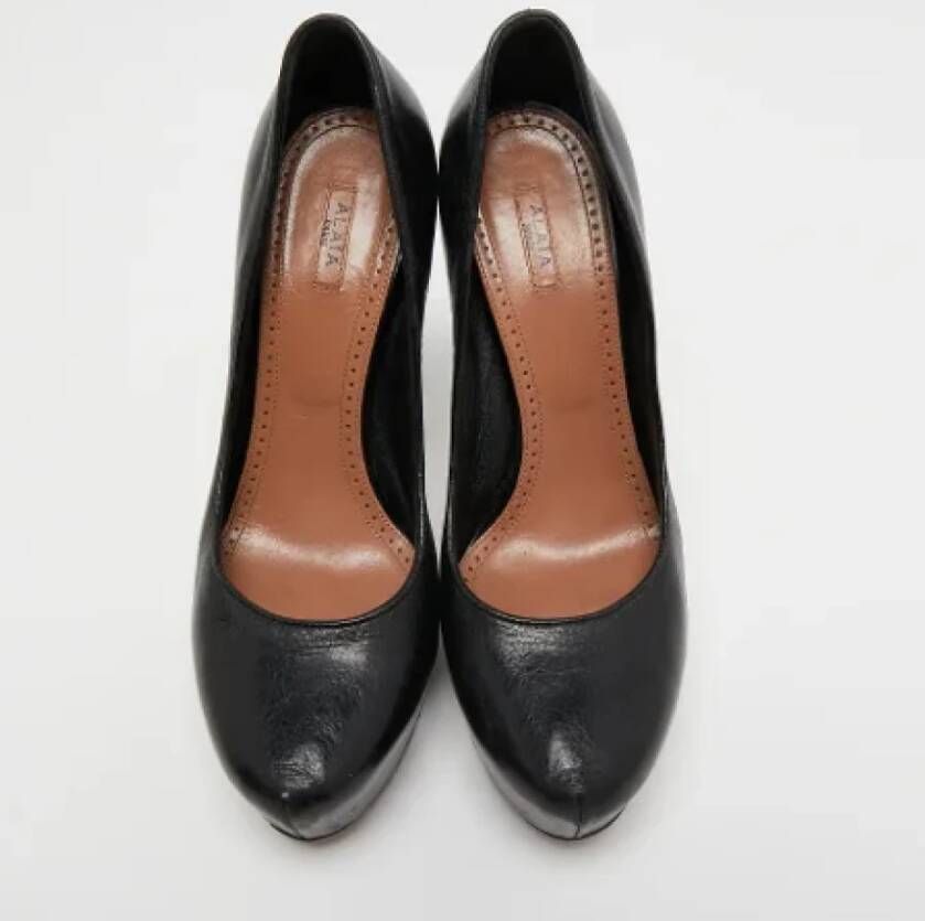 Alaïa Pre-owned Leather heels Black Dames