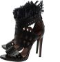 Alaïa Pre-owned Leather sandals Black Dames - Thumbnail 3