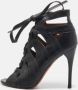Alaïa Pre-owned Leather sandals Black Dames - Thumbnail 2