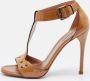 Alaïa Pre-owned Leather sandals Brown Dames - Thumbnail 2