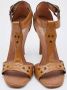 Alaïa Pre-owned Leather sandals Brown Dames - Thumbnail 3