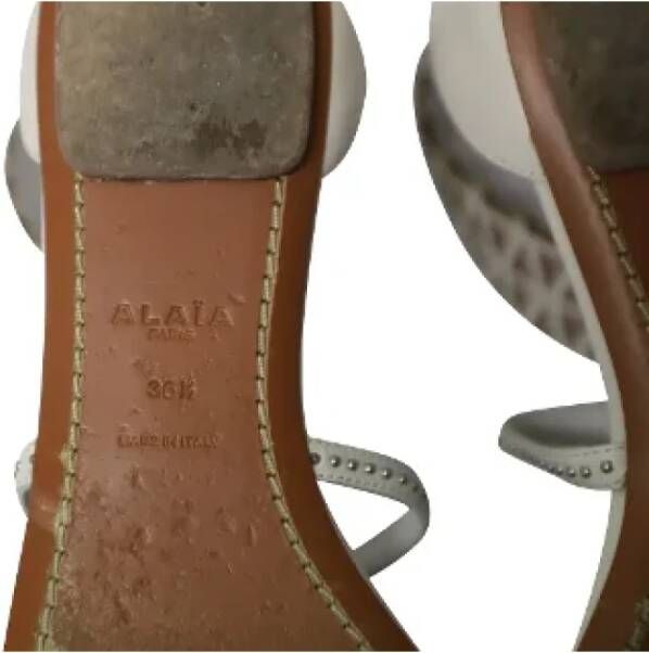 Alaïa Pre-owned Leather sandals Multicolor Dames