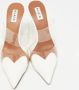 Alaïa Pre-owned Leather sandals White Dames - Thumbnail 3