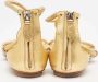 Alaïa Pre-owned Leather sandals Yellow Dames - Thumbnail 5