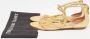 Alaïa Pre-owned Leather sandals Yellow Dames - Thumbnail 9