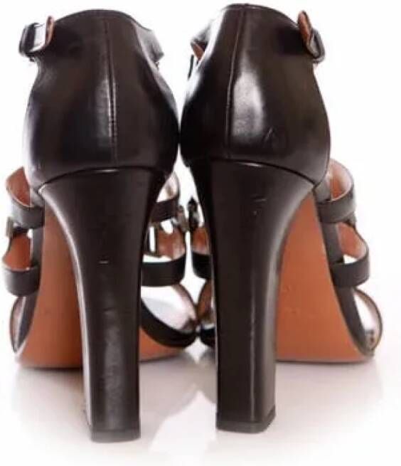 Alaïa Pre-owned Pre-ownedLeathersandals Black Dames