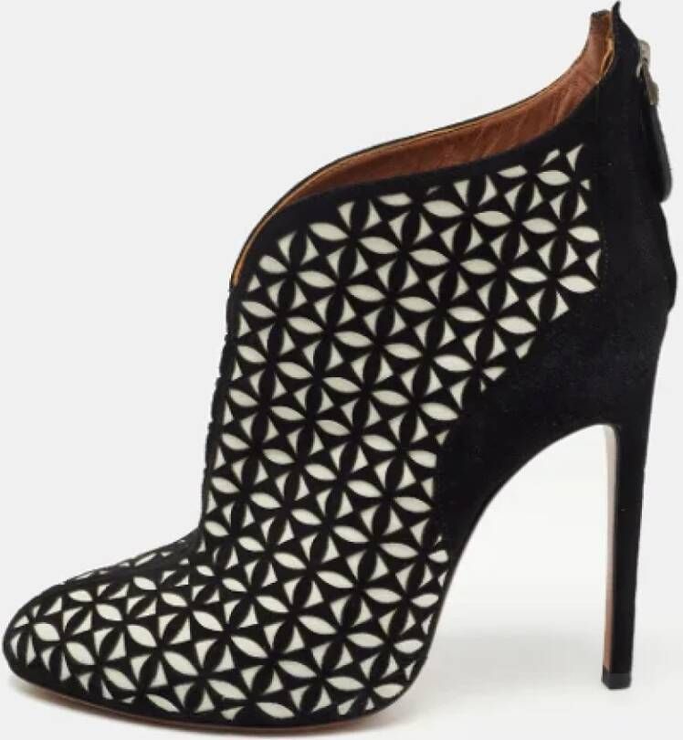 Alaïa Pre-owned Suede boots Black Dames