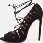 Alaïa Pre-owned Suede heels Black Dames - Thumbnail 2