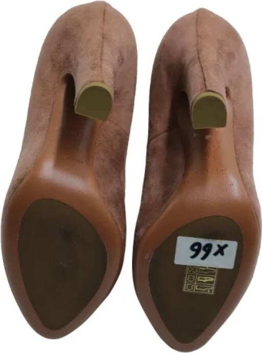 Alaïa Pre-owned Suede heels Brown Dames
